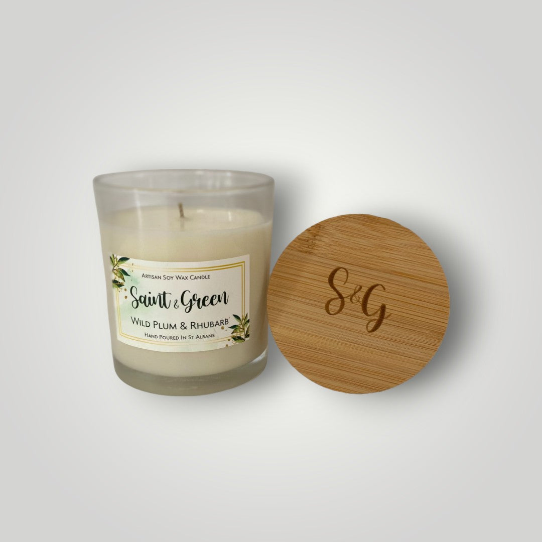 Wild Plum & Rhubarb Soy Wax Candle