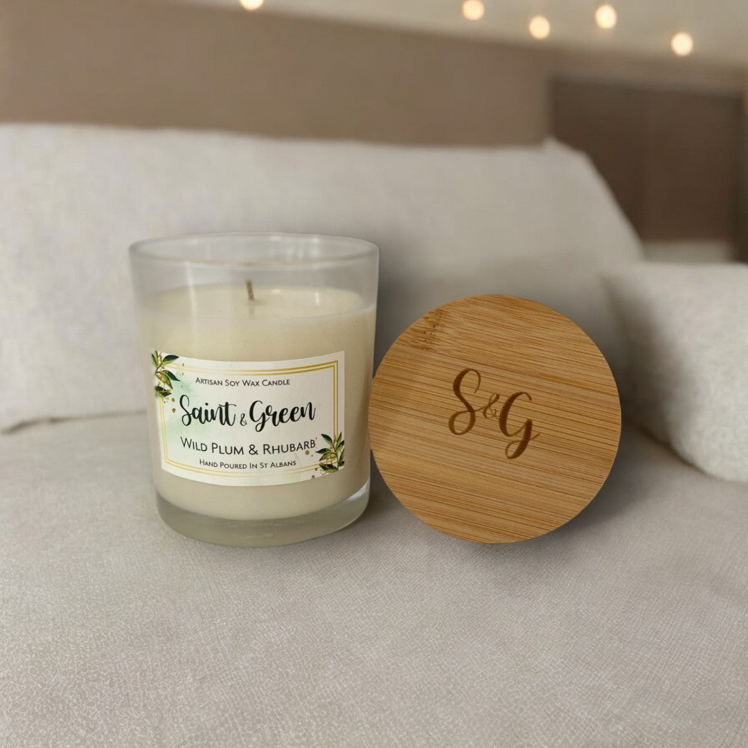 Wild Plum & Rhubarb Soy Wax Candle